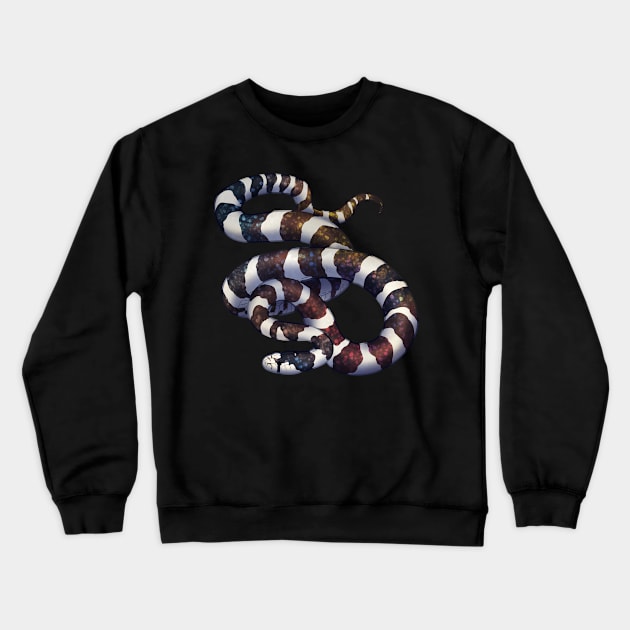 Cozy California Kingsnake Crewneck Sweatshirt by Phoenix Baldwin